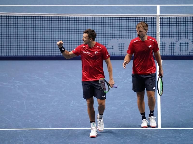 Träumen von den Olympischen Spielen: Kevin Krawietz (r) und Andreas Mies. Foto: John Walton/PA Wire/dpa