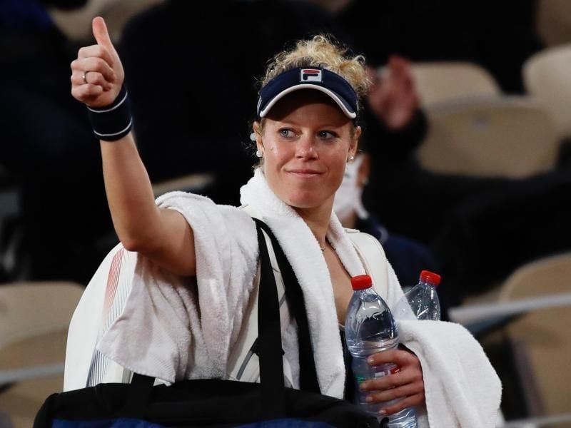 Steht in Paris in der zweiten Runde: Laura Siegemund. Foto: Alessandra Tarantino/AP/dpa