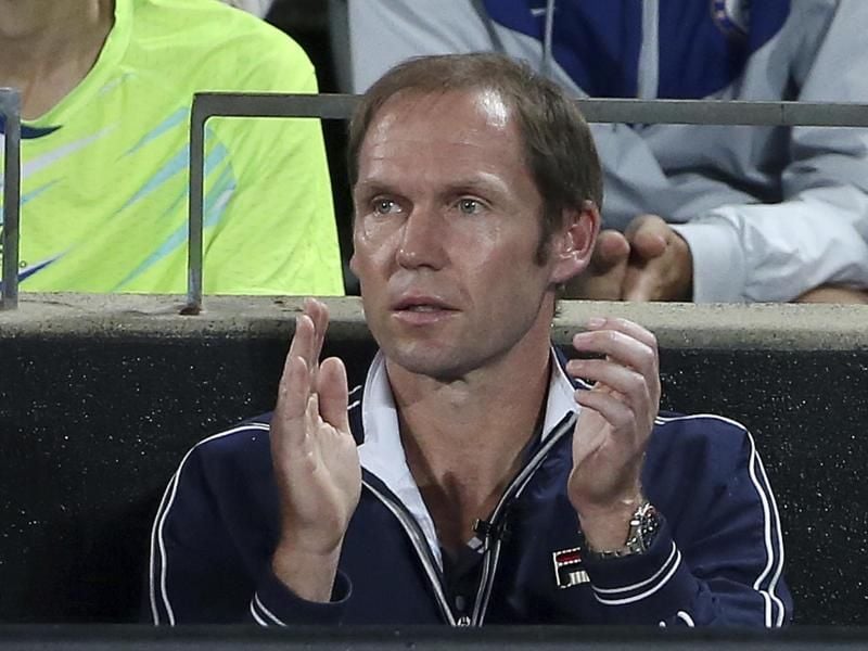 Stand 2003 bei den Australian Open im Endspiel: Rainer Schüttler. Foto: Rick Rycroft/AP/dpa