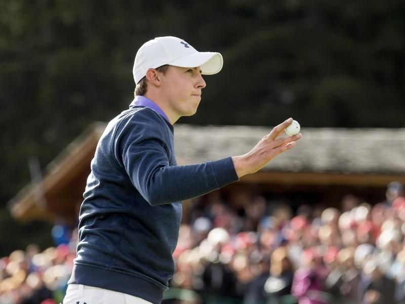 Der englische Golfprofi Matthew Fitzpatrick hat das European Masters in Crans-Montana (Schweiz) gewonnen. Foto: Alexandra Wey