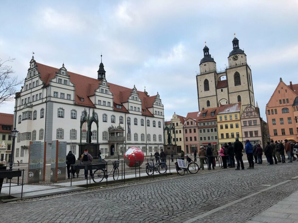 Demo am Markt