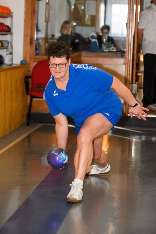 Doreen Schilde kommt für die Kurstädterinnen auf 502 Zähler.