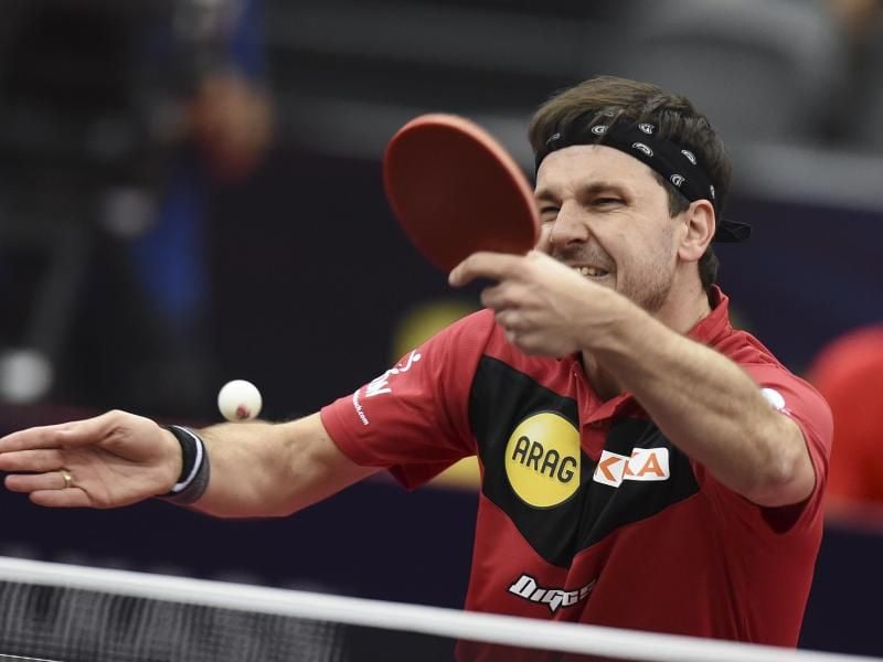 Nicht in Topform: Tischtennis-Star Timo Boll. Foto: XinHua/dpa