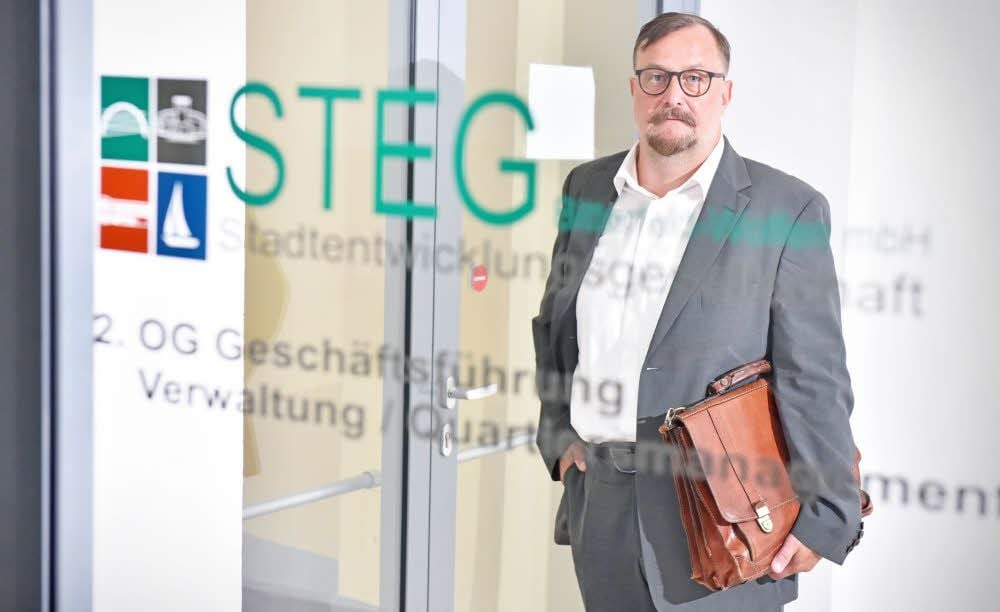 Heiko Kaaden ist neuer Geschäftsführer der Stadtentwicklungsgesellschaft und will neue Akzente setzen.