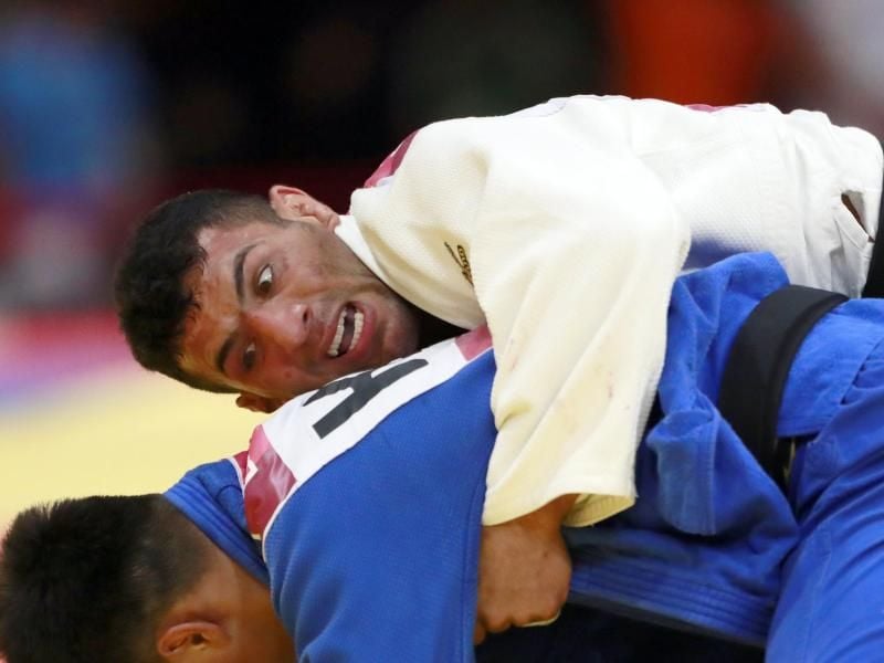 Mutiger Mann: Der iranische Judoka Saeid Mollaei widersetzte sich bei der WM in Tokio einem Befehl der Regierung. Foto. Tatan Syuflana Foto: Tatan Syuflana
