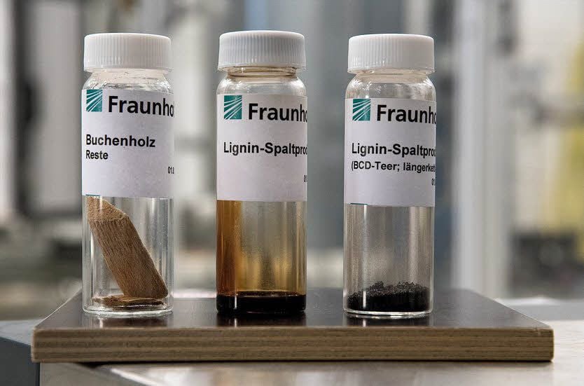 Bisher ist Erdöl elementarer Rohstoff für Chemieprodukte. Am Fraunhofer CPB in Leuna werden jedoch die Möglichkeiten von Holz ausgelotet.