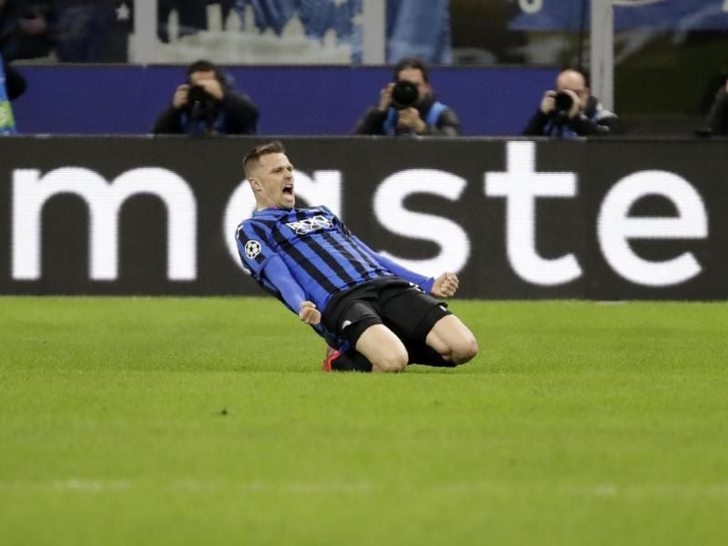 Traf für Atalanta Bergamo viermal in Valencia: Josip Ilicic. Foto: Luca Bruno/AP/dpa