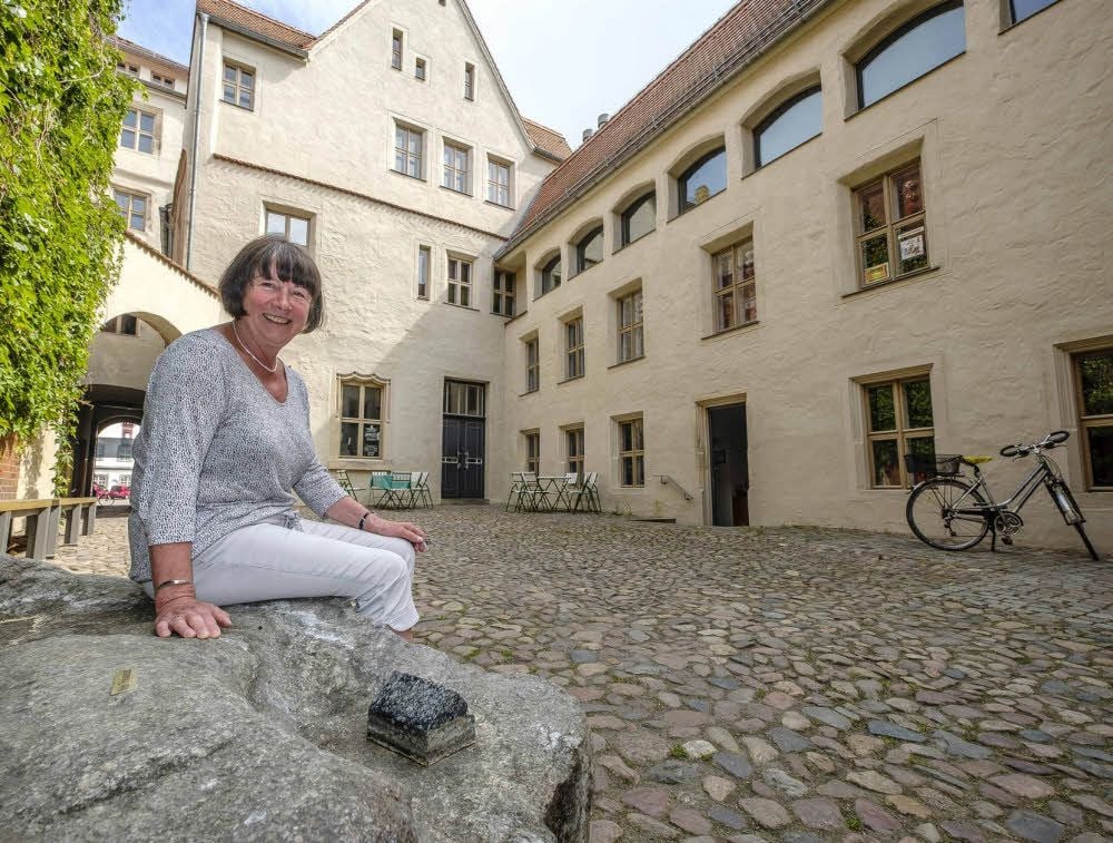 Eva Löber von der Cranach-Stiftung: Am 6. Juni soll an die Fertigestellung des Cranach-Hauses Markt 4 vor 20 Jahren in Wittenberg erinnert werden.