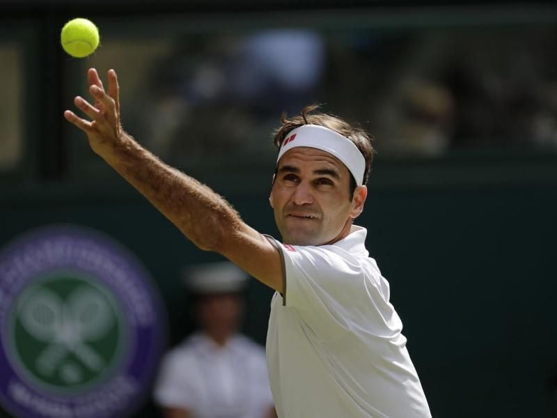 Verlor seit langer Zeit mal wieder einen Satz in der ersten Runde in Wimbledon: Roger Federer. Foto: Ben Curtis/AP
