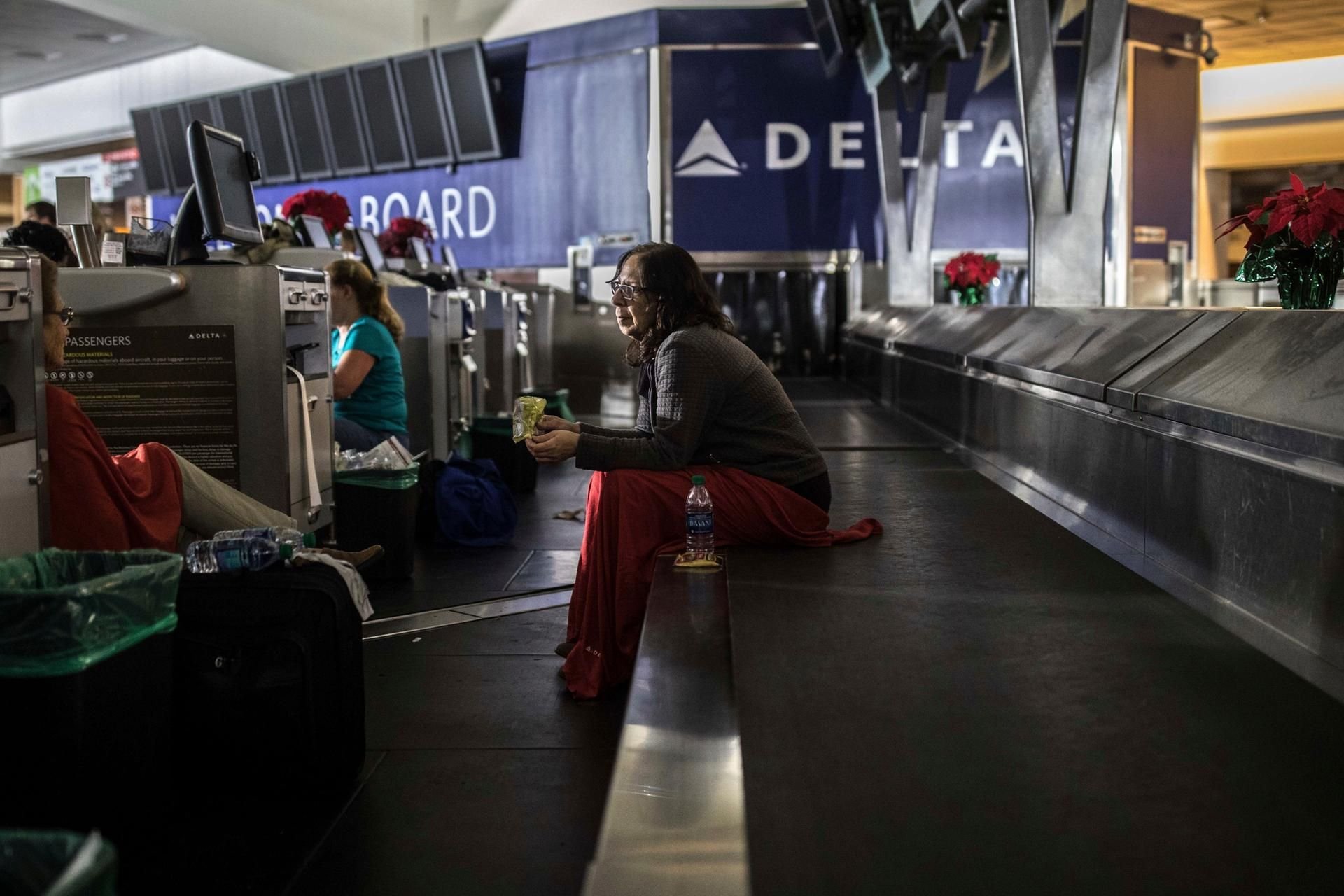 Am Flughafen in Atlanta ging über Stunden hinweg gar nichts mehr.