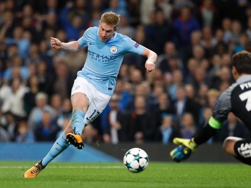 Manchester-Star Kevin De Bruyne muss lange pausieren. Foto: Martin Rickett/PA Wire