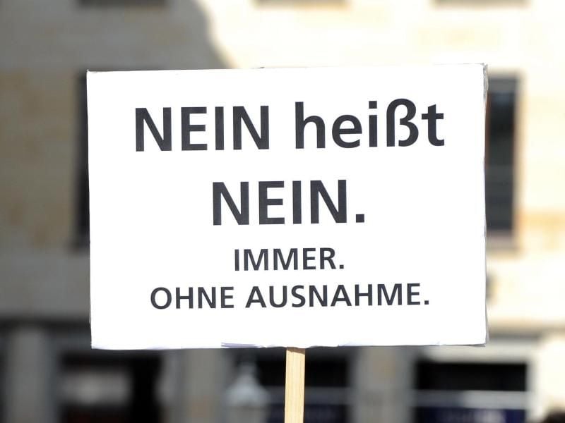 „Nein heißt Nein. Immer. Ohne Ausnahme.” Dieser Grundsatz gilt bislang nicht im Sexualstrafrecht. Foto: Oliver Mehlis/Archiv