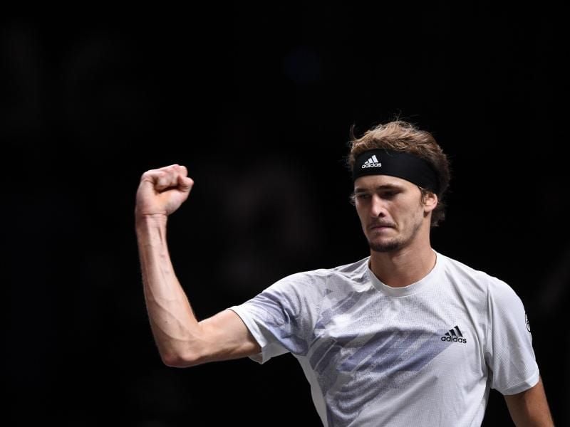 Alexander Zverev ballt die Faust nach dem entscheidenden Punktgewinn zum Final-Sieg. Foto: Jonas Güttler/dpa