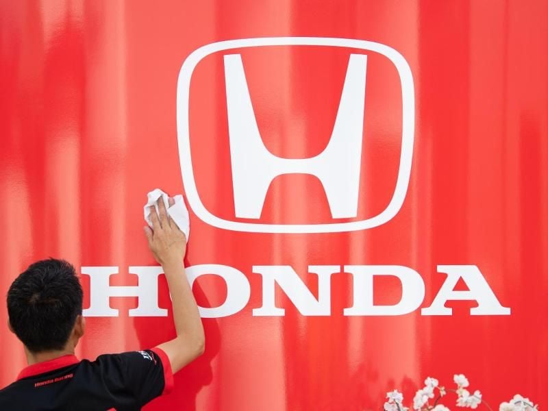 steigt 2021 aus der Formel-1-Weltmeisterschaft aus: Motorenlieferant Honda. Foto: Sebastian Gollnow/dpa