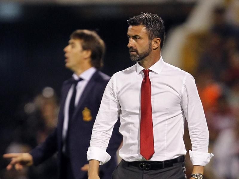 Albanien trennte sich von Nationaltrainer Christian Panucci. Foto: Alberto Saiz/AP