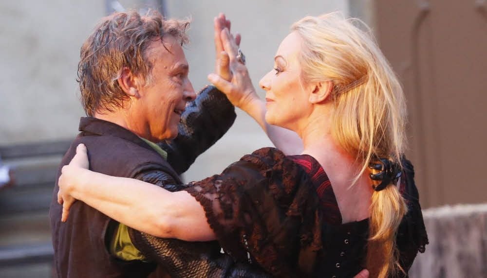 Wolfgang Kaiser und Ute Loeck in Romeo und Julia.