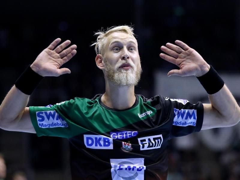 Matthias Musche war mit zehn Treffer bester Magdeburger im Spiel gegen Minden. Foto: Ronny Hartmann