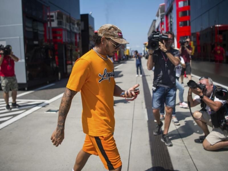 Auf dem Weg der Besserung: Lewis Hamilton in Budapest. Foto: Zoltan Balogh/MTI