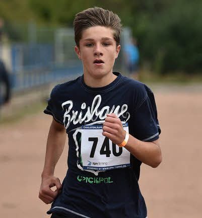 Gewinnt den Zwei-Kilometer-Lauf: Marcel Dankert aus Walte-Nienburg.