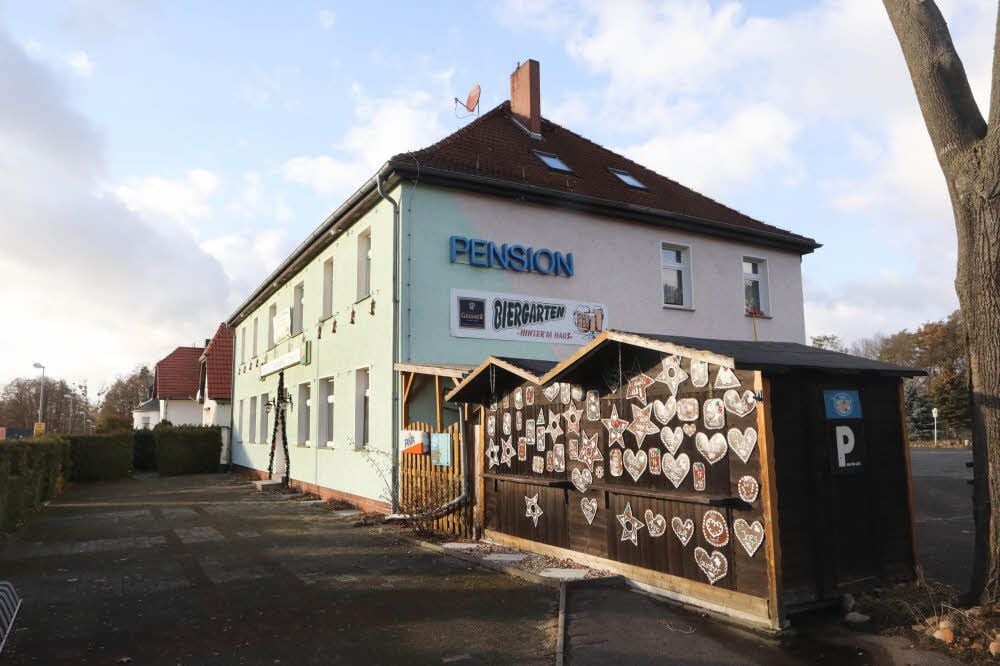 Die Roßlauer Pension am Stadtwald.