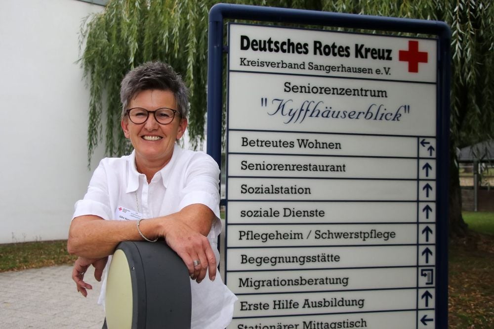 Silke Hammer leitet den Kurs für pflegende Angehörige.