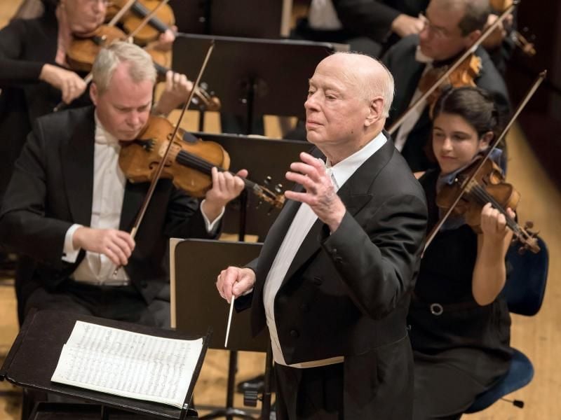Bernard Haitink, Dirigent aus den Niederlanden, bei der Arbeit. Foto: Priska Ketterer/Lucerne Festival