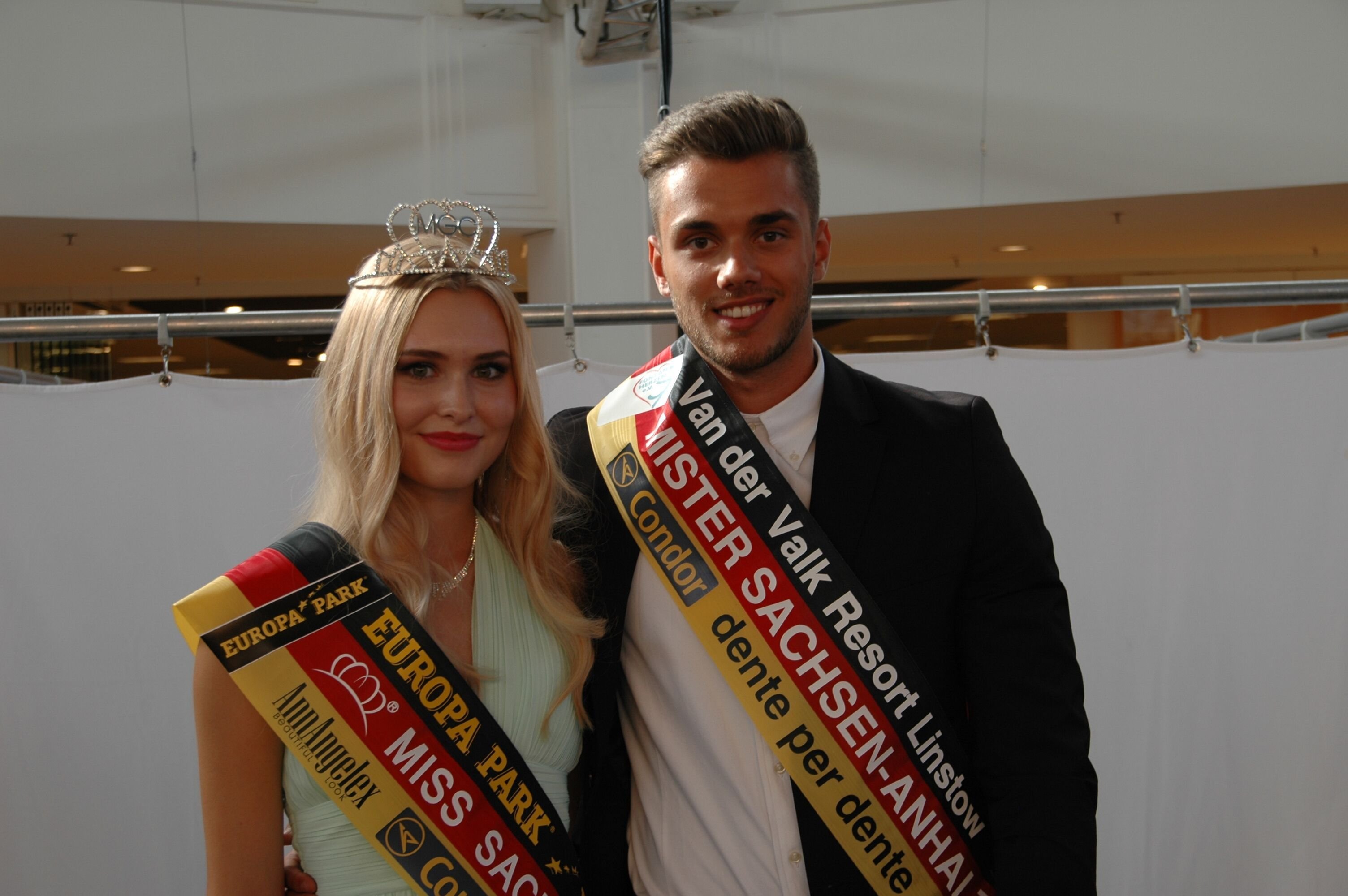 Elisabeth Pfeif und Charlie Hahne vertreten Sachsen-Anhalt bei der Wahl zu Miss und Mister Germany 2017.