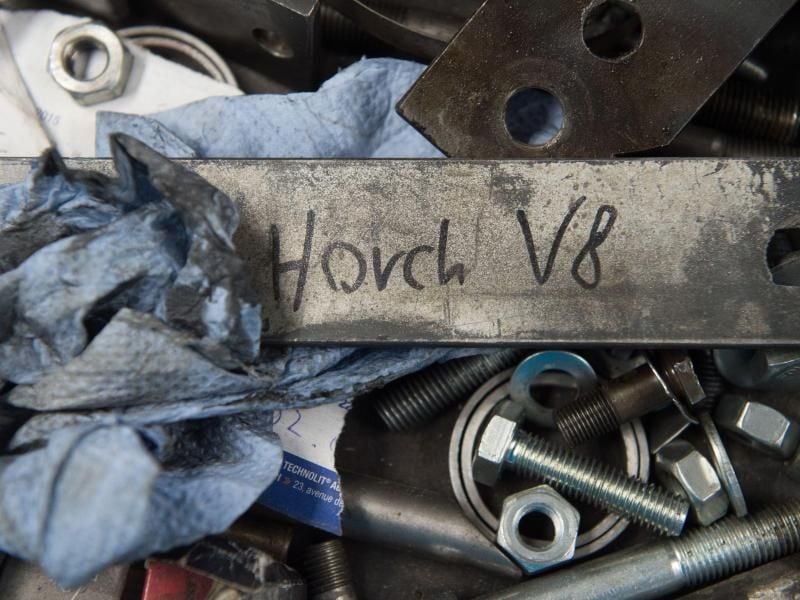 Für Oldtimer wie den Horch V8 haben die Schrauber aus Zwönitz ein gutes Händchen. Foto: Sebastian Kahnert