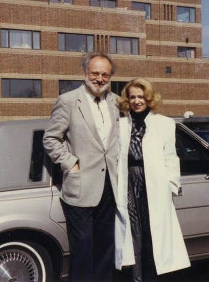 Anno 1989: Annerose Schmidt mit dem inzwischen verstorbenen Kurt Masur.