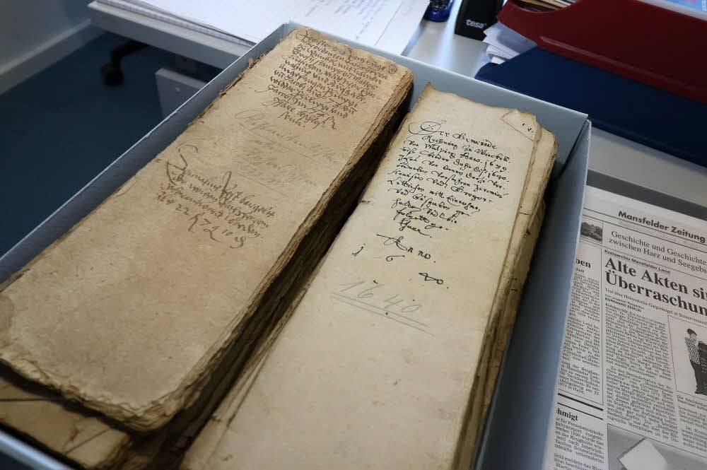 Das Register aus Winkel gehört zu den ältesten Papieren im Kreisarchiv.