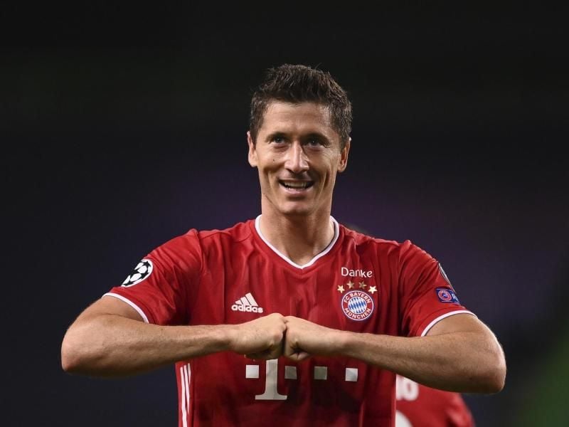 Spielte eine überragende Saison: Bayern-Stürmer Robert Lewandowski. Foto: Franck Fife/pool AFP via AP/dpa