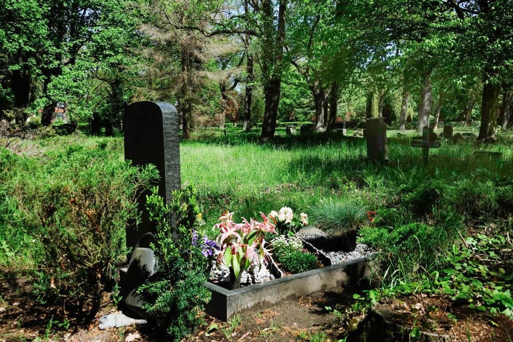 Immer wieder ärgerlich, wenn Blumen vom Friedhof gestohlen werden.