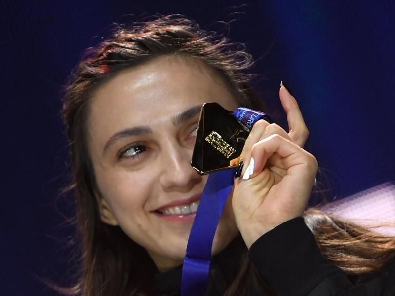 Hat den Präsidenten des russischen Leichtathletik-Verbandes zum Rücktritt aufgefordert: Goldmedaillengewinnerin Marija Lassizkene. Foto: Hendrik Schmidt