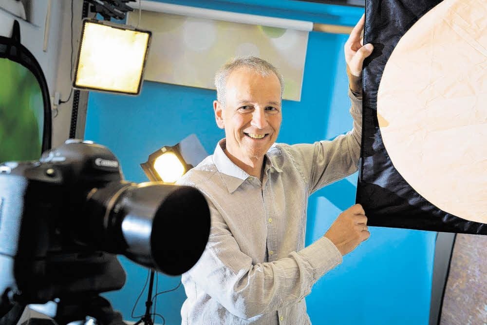Henner Fritzsche führt den Traum seines Vaters fort. 1992 hat er das Fotostudio übernommen.