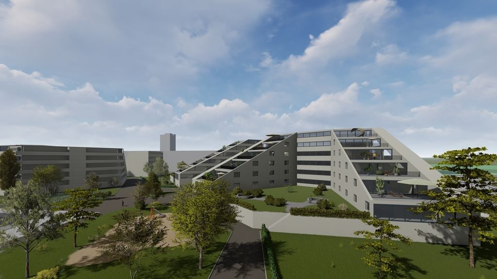 Unter dem Namen „Wohncampus“ wird eine moderne Wohnanlage mit 400 bis 450 Eigentums- und Mietwohnungen in Halle-Neustadt geplant.