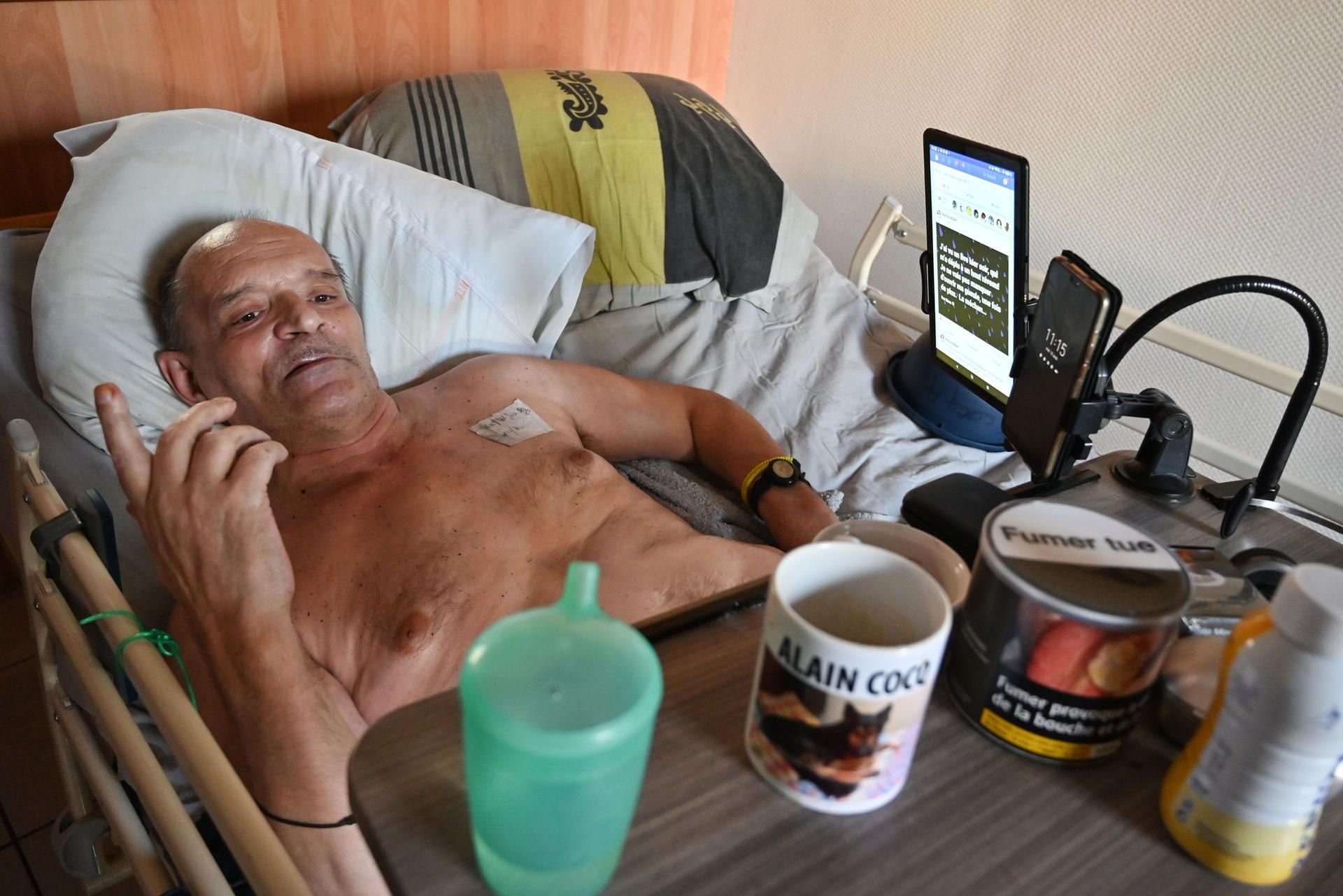 Der Franzose Alain Cocq ist unheilbar krank.