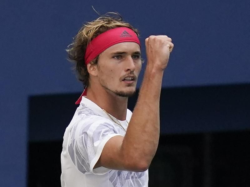 Alexander Zverev ist einer von nur noch vier Kandidaten auf den Triumph in New York. Foto: Seth Wenig/AP/dpa
