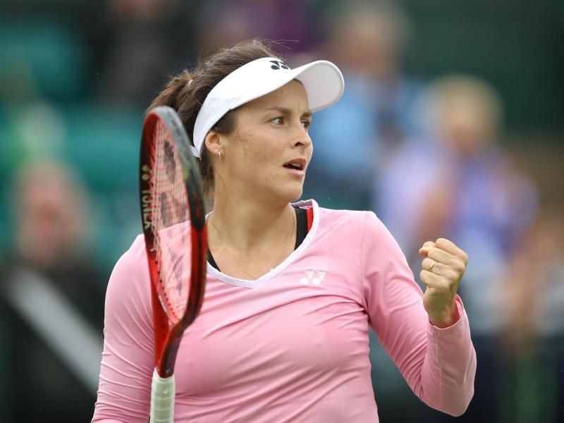 Ist nach dem Zweisatz-Sieg über Zheng Saisai aus China in Toronto eine Runde weiter: Tatjana Maria. Foto: Tom Goode/PA Wire
