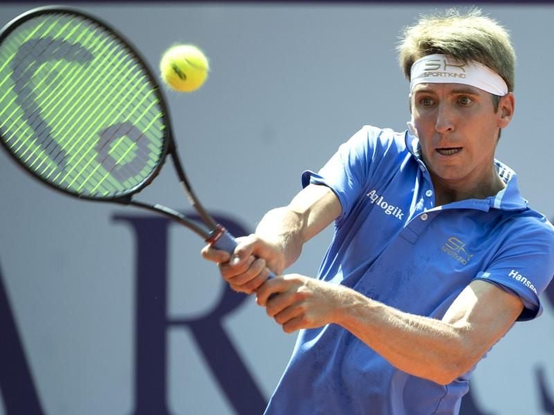 Cedrik-Marcel Stebe hat endlich wieder ein Match auf der ATP-Tour gewonnen. Foto: Peter Schneider/KEYSTONE