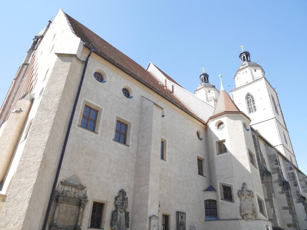Ordinandenstube und Treppenturm der Stadtkirche, 1569/70 erbaut – Moller gehörte zu den ersten hier ordinierten Pfarrern.