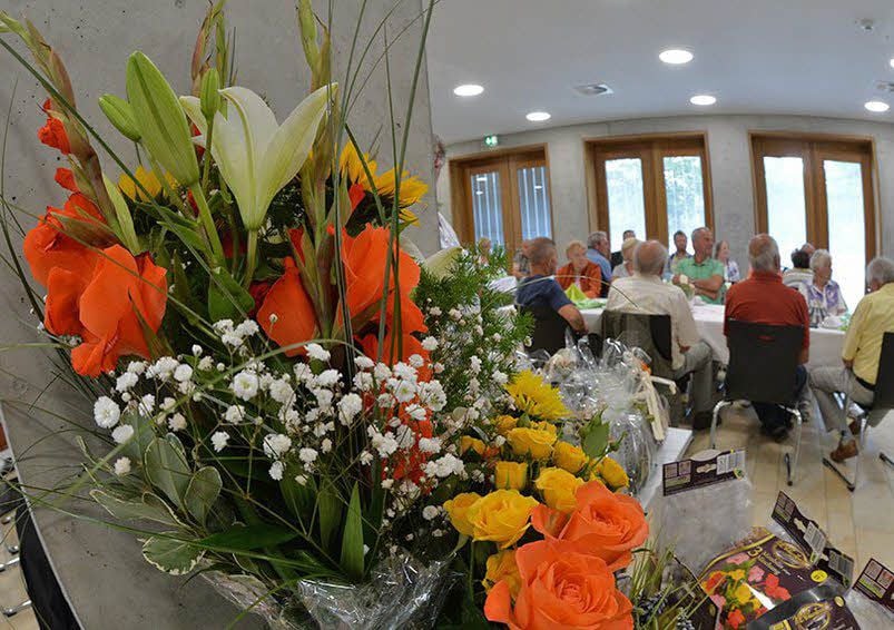 Blumen für die Gärtner zum Jubiläum