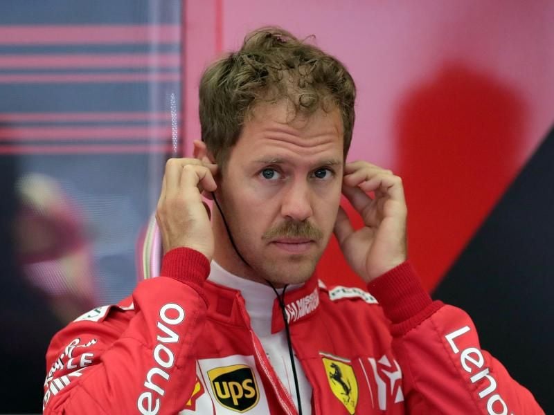 Ferrari-Pilot Sebastian Vettel will heute erstmals in Aserbaidschan siegen. Foto: Hassan Ammar/AP