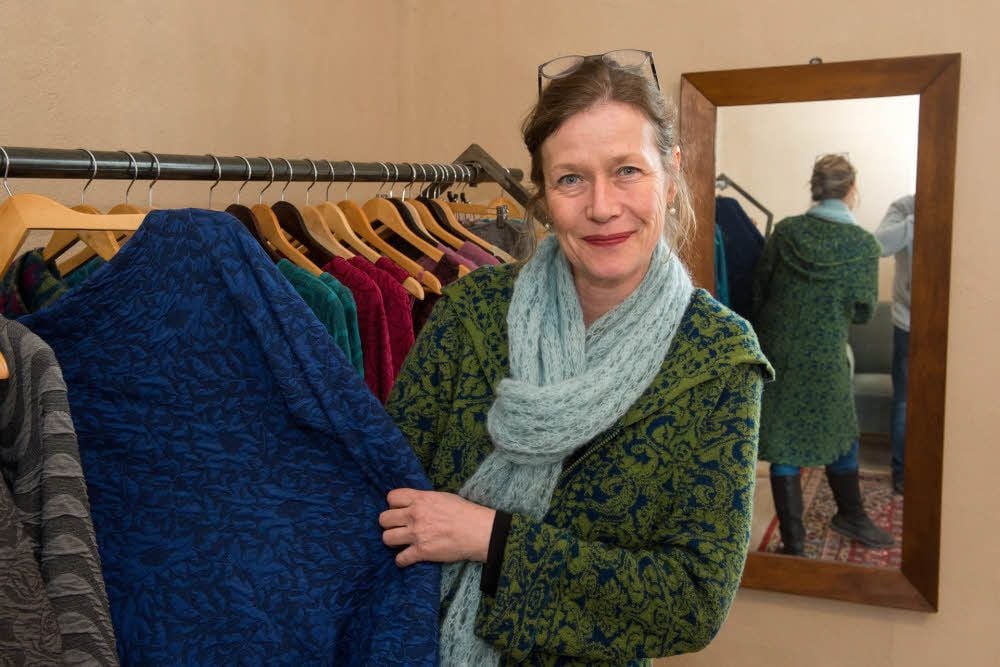 Seit Anfang des Jahres hat Ute Barkau ihr Atelier in der Breiten Straße.