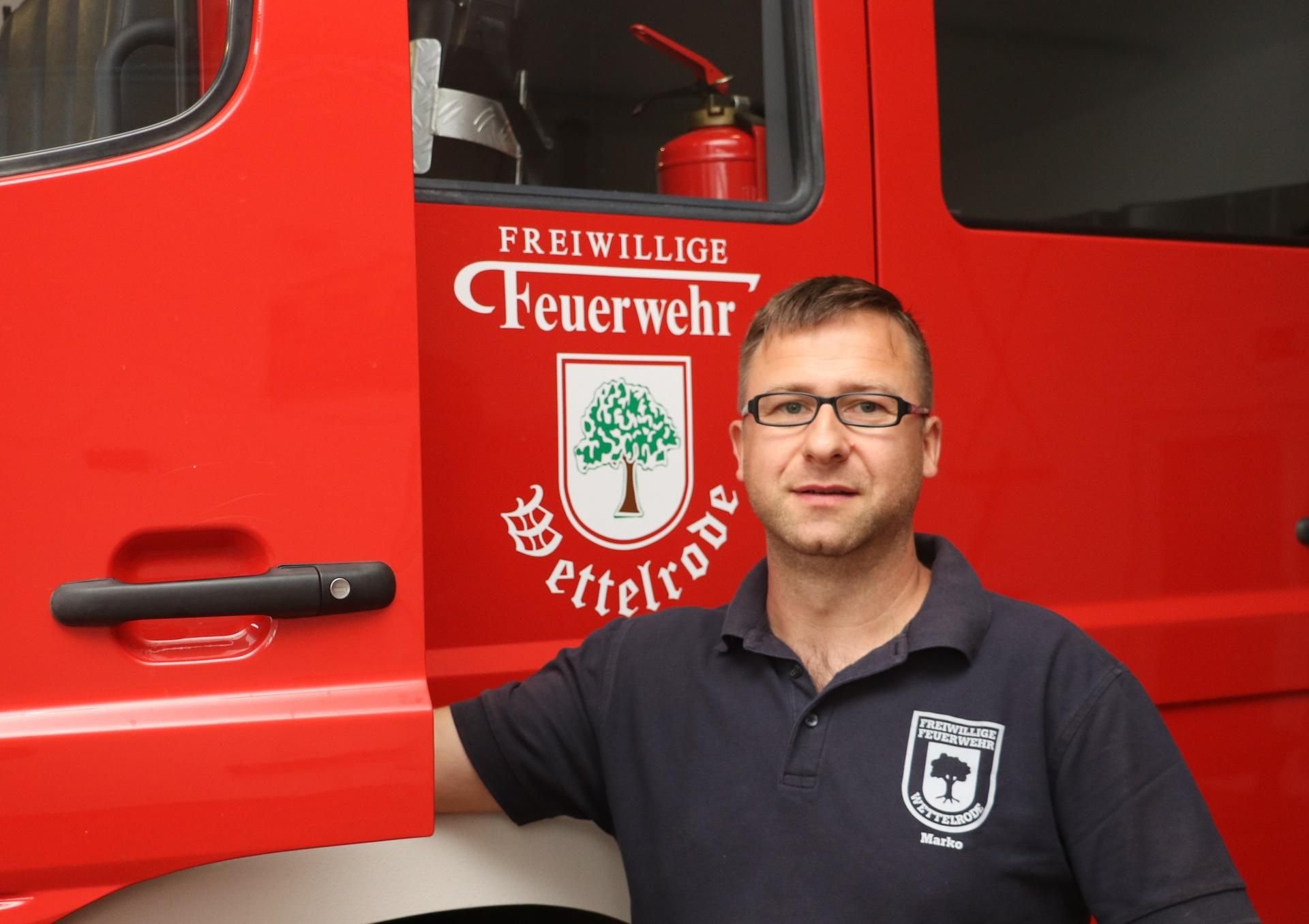 Die Feuerwehr Wettelrode feiert am Wochenende ihr 130-jähriges Jubiläum. Marko Manhardt und sein Team freuen sich auf die Feier.