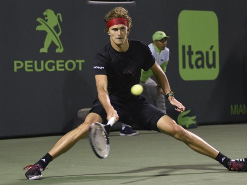 Steht in Miami in der Runde der letzten Acht: Alexander Zverev. Foto: Gaston De Cardenas