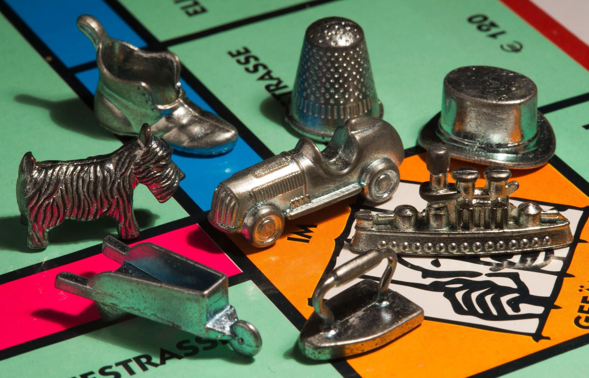 Monopoly-Spielbrett.