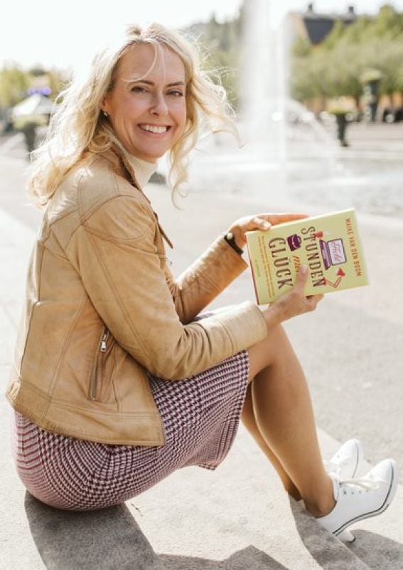 Maike van den Boom ist eine gefragte Glückstherapeutin.