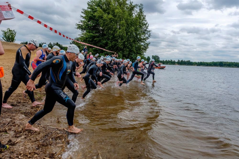 Absolviert werden die Schwimmstrecken natürlich im Bergwitzsee.
