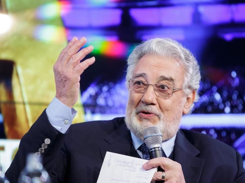 Der spanische Tenor Plácido Domingo wirbt für die Oper. Foto: Lisi Niesner