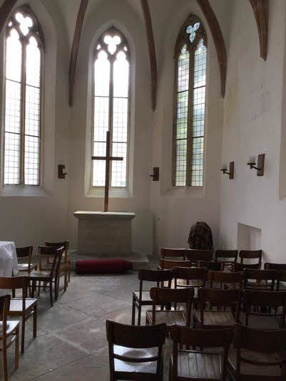 Ein Blick in das Innere der Kapelle.